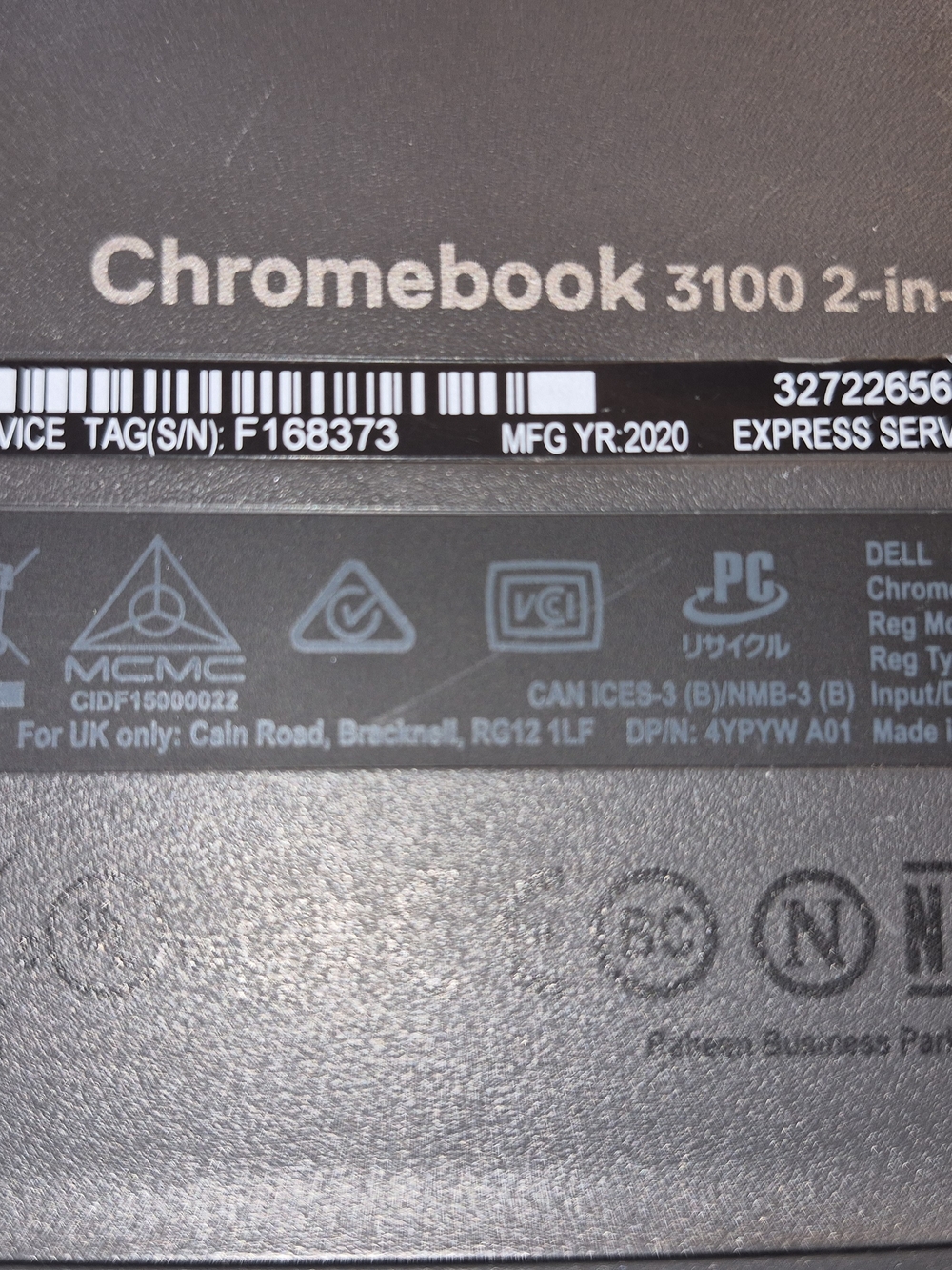 Dell Chromebook 11 - Black - Picture 7 of 9
